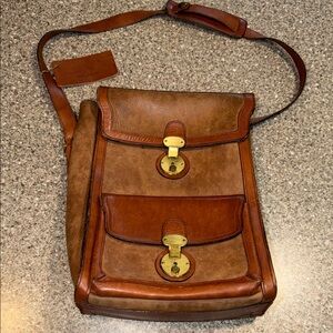 Vintage Leather Michael Scott Messenger Bag